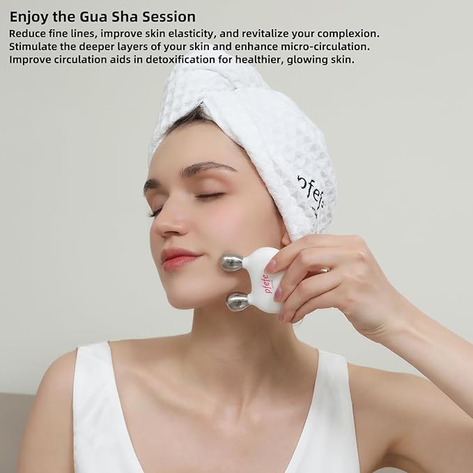 Stainless Steel Rabbit Gua Sha & Cryo Sticks Facial Skin Care Tools for Women Face Eyes