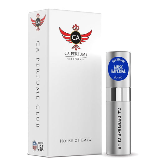 CA Perfume Impression of Musc Imperial for Women and Men Woody Floral Musk Scent Long Lasting Unisex Fragrance Eau De Parfum Travel Size Refillable Atomizer Spray 0.27 Fl Oz 8ml