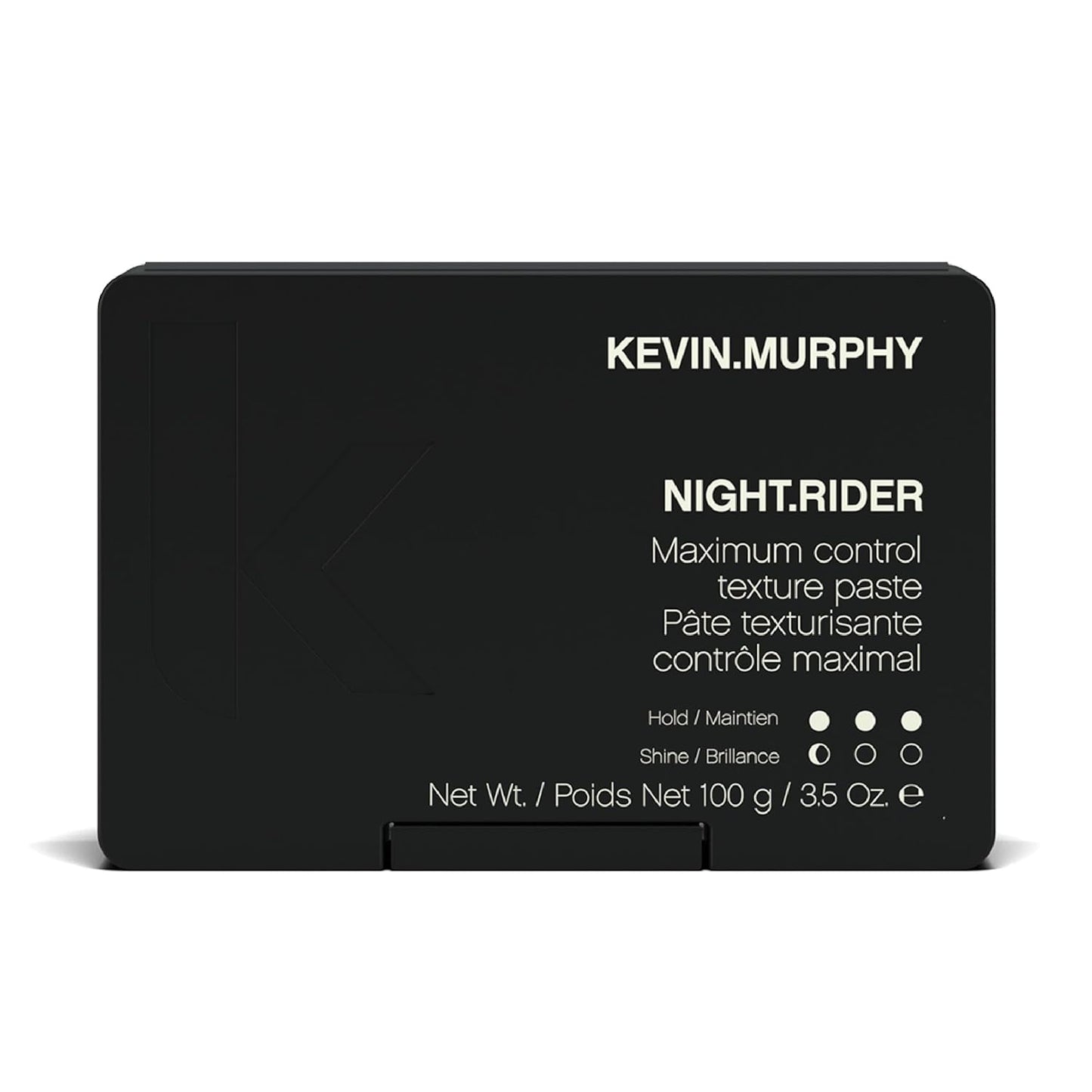 KEVIN.MURPHY NIGHT.RIDER - Strong Hair Paste - For All Hair Types - Hair Moulding Paste - Boosts Hair Shine - Strong Hold Hair Care - Matte Texture - Travel Size - 100 g / 3.5 oz