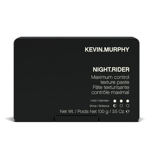 KEVIN.MURPHY NIGHT.RIDER - Strong Hair Paste - For All Hair Types - Hair Moulding Paste - Boosts Hair Shine - Strong Hold Hair Care - Matte Texture - Travel Size - 100 g / 3.5 oz