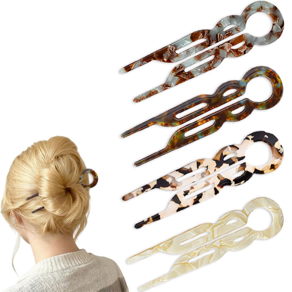 Prestigs French Hair Pin,Multi-colored French Hairpins,Elegant Prestiges Hair Pins for Women New Hair Accessories,Suitable for All Hair Types