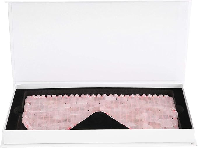 Eye Mask, Jade Stone Eye Mask, Cooling Eye Treatment for Puffy Eyes Dark Circles Soothe Eye Cover for Sleeping for Women for Sleeping Masks Sleep-Masks Eye Fatigue( Crystal)