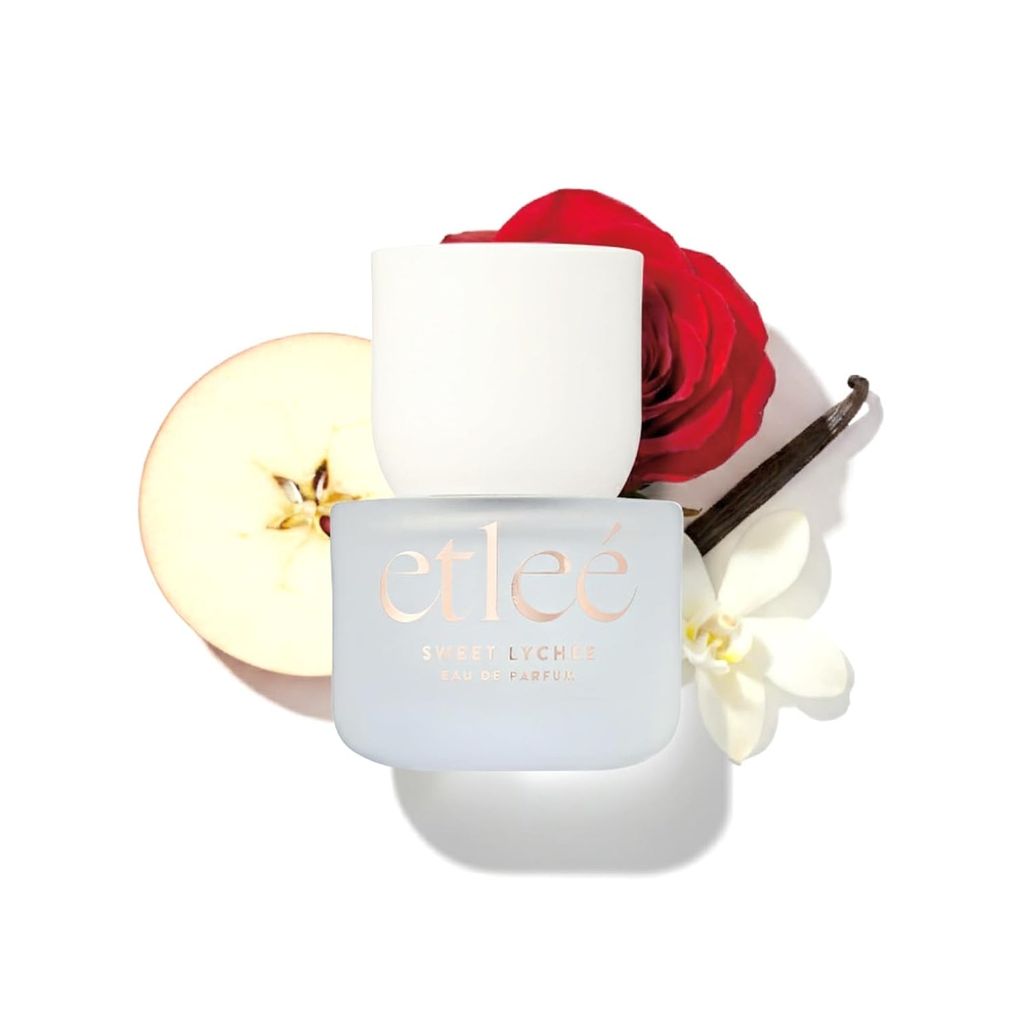 Sweet Lychee Eau de Parfum 1.01oz, Fruity Floral Long Lasting Perfume With Vanilla, Apple, Lemon, Amber, Musk, Rose & Jasmine, Layerable Luxury Fragrance for Women & Men for Everyday Wear
