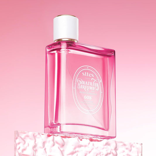 Sttes Perfume 608# (Delicious Pink Dragonfruit) - Eau de Perfume 100ml (3.4fl oz) Fruity and Floral (Vanilla + Jasmine + Red Pitaya)