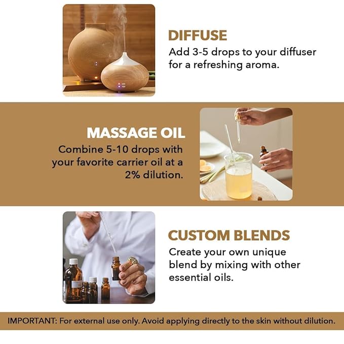 MAJESTIC PURE Frankincense Essential Oil with Glass Dropper | 100% Pure and Natural Frankincense Oil | Premium Grade Essential Oils for Diffusers, Skin, Aromatherapy, Massage | 2 Fl Oz