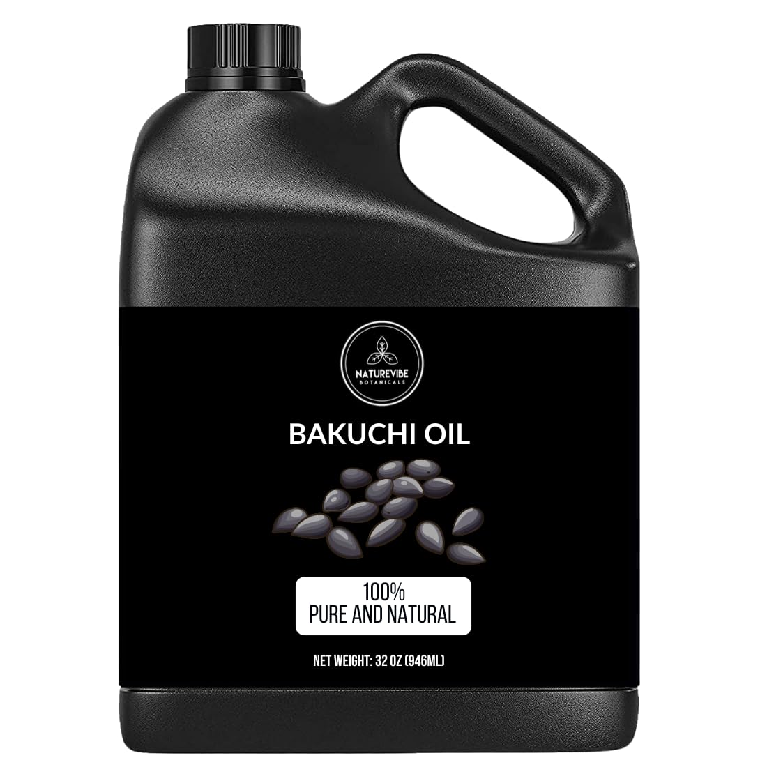 Naturevibe Botanicals Bakuchi (Babchi) Oil 32 Ounces | 100% Pure and Natural | Great for Skin Care and Hair Care