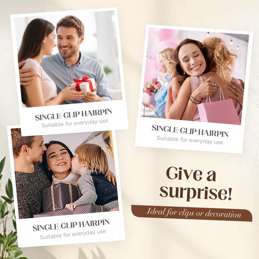 Vintage French Barrette Hair Clips, 2026 New Flat Hair Barrettes for Women Girls, Classic Elegant Retro Non Slip Clip For Thick to Thin Hair, Stylish Accessories (Grey 4PC)