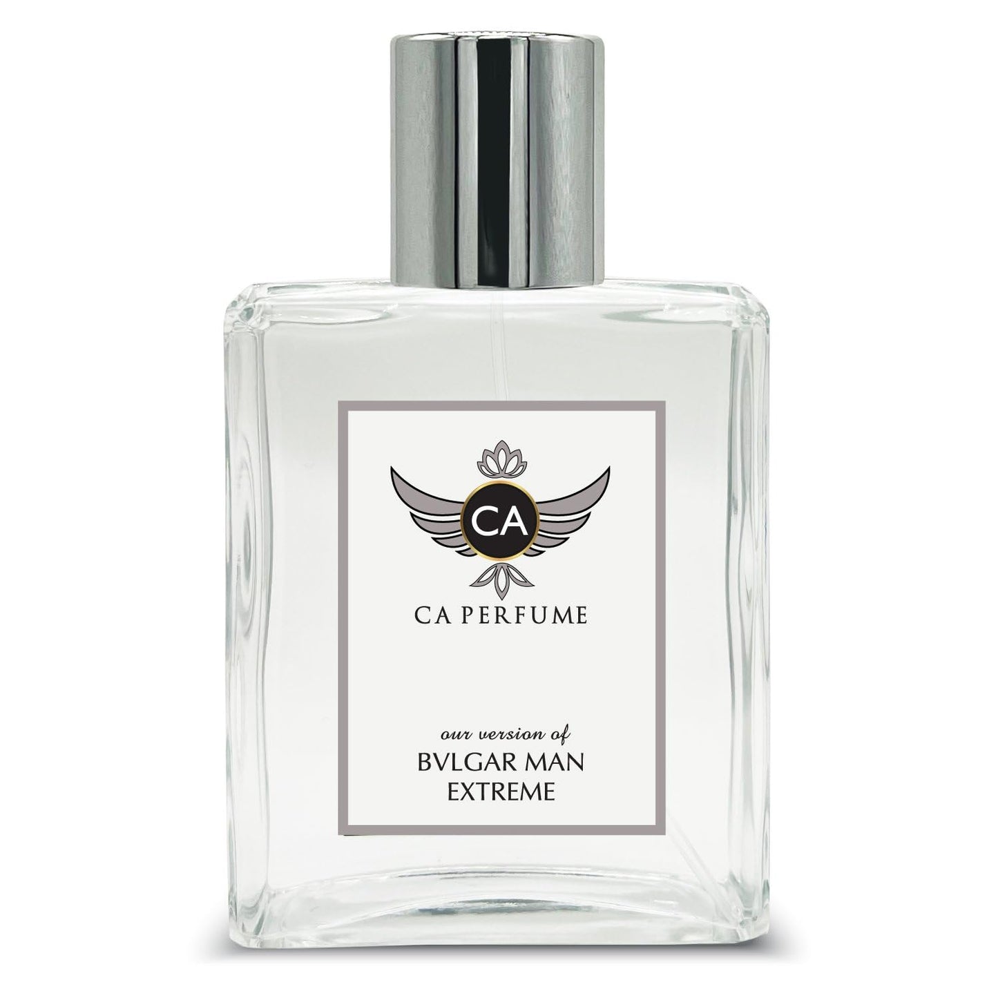 CA Perfume Impression of Bvlgr Man Extreme For Men Replica Fragrance Dupes Eau de Parfum Spray Bottle 3.4 Fl Oz/100ml-X1