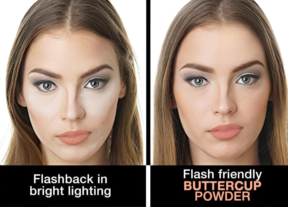 Sacha BUTTERCUP Rosé Setting Powder. No Ashy Flashback. Blurs Fine Lines and Pores. Loose, Translucent Face Powder to Set Makeup Foundation or Concealer. For All Skin Tones, 1.75 oz.