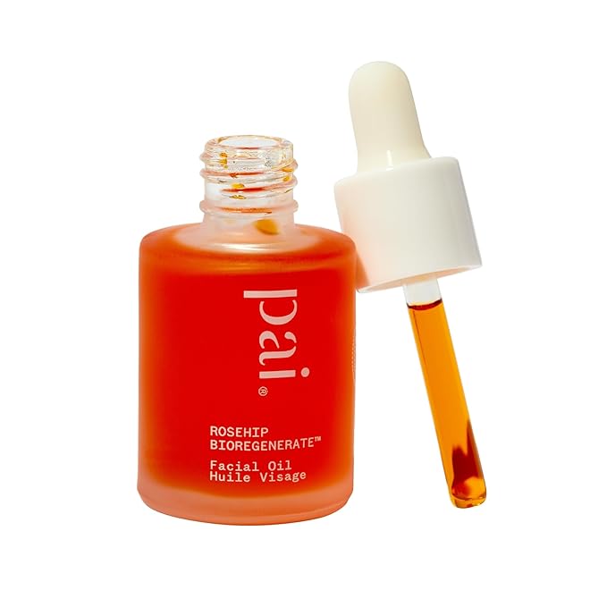 PAI SKINCARE - Organic Rosehip BioRegenerate Universal Facial Oil | Natural, Vegan, Sensitive Skincare (0.34 fl oz | 10 mL)