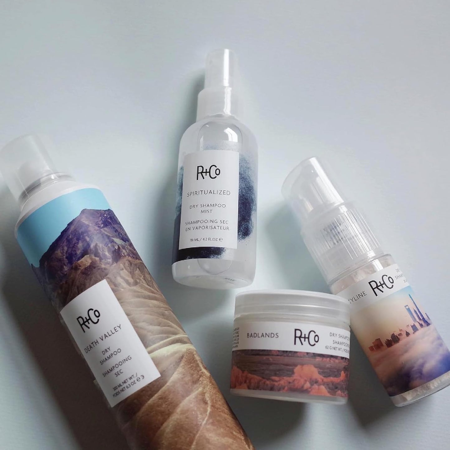 R+Co Skyline Dry Shampoo Powder | Intense Oil Absorption | Revives Volume, Hair Texture and Grip | TSA Approved | 1 Fl Oz