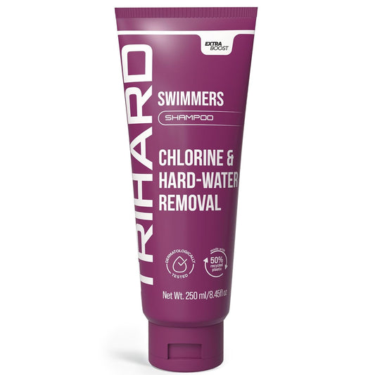 TRIHARD Chlorine Removal Swim Shampoo, Cleanse and Hydrate Hair from Pool and Ocean, Post Swim Chlorine and Hard Water Hair Protection