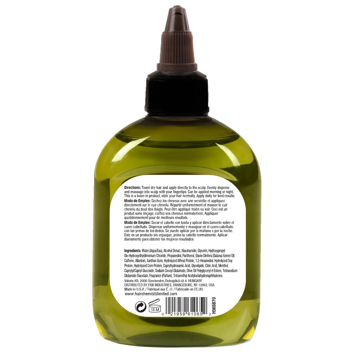 Hair Chemist Strength & Growth Batana Root Stimulator 7.1 oz. - Batana Oil Hair Treatment, Revitalize & Nourish Hair