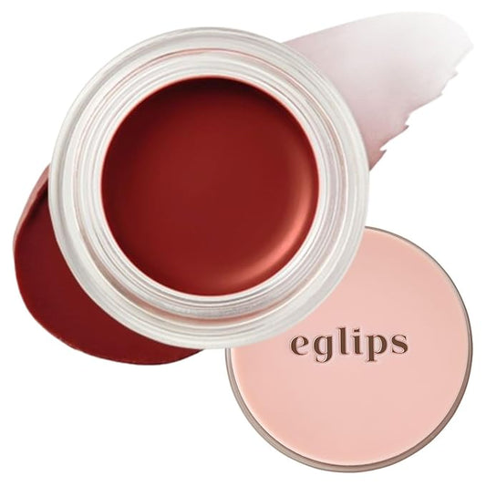 EGLIPS Lip & Cheek Glow Balm - Multi-Use Tinted Melting Balm Blush for Lips & Cheeks Builable and Blendable Texture (04 KINDER, 0.18 oz)