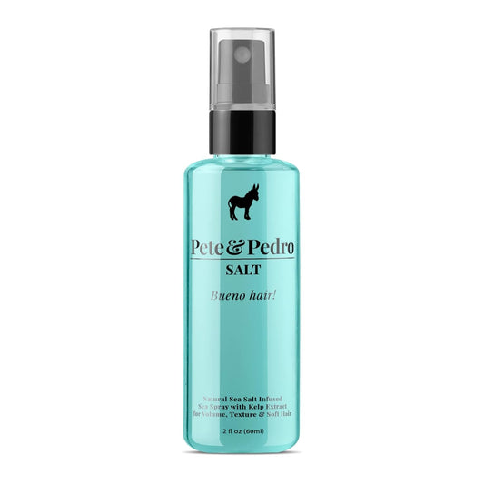 Pete & Pedro SALT - Natural Sea Salt Spray for Hair Men & Women, Adds Instant Volume, Texture, Thickness, & Light Hold | Texturizing & Thickening | As Seen on Shark Tank, 2.0 oz.