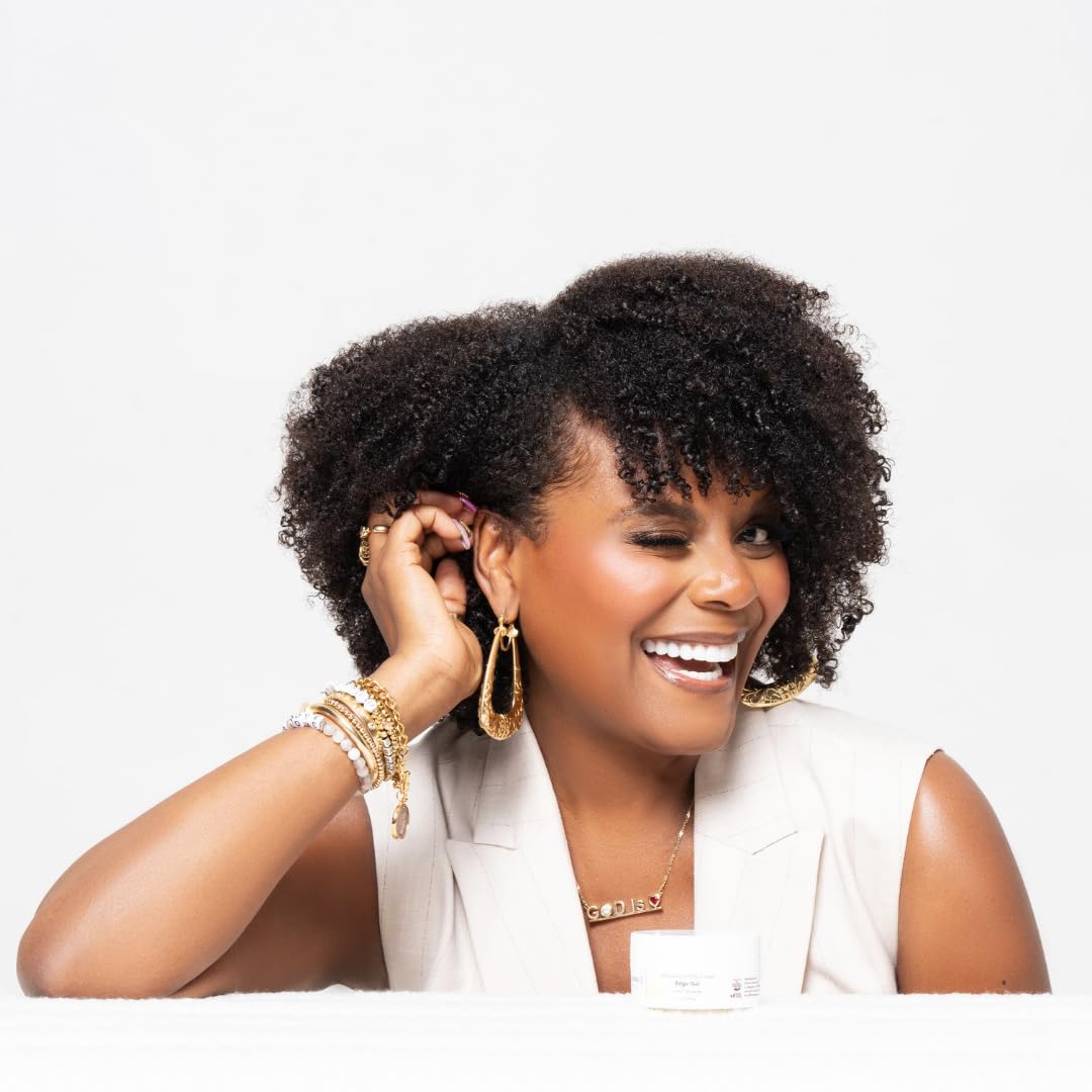 Donna's Recipe by Tabitha Brown | Whipped Vanilla Cream Edge Gel – Long-Lasting, Non-Flaking Hold & Nourish-Boost Shine – 3 oz