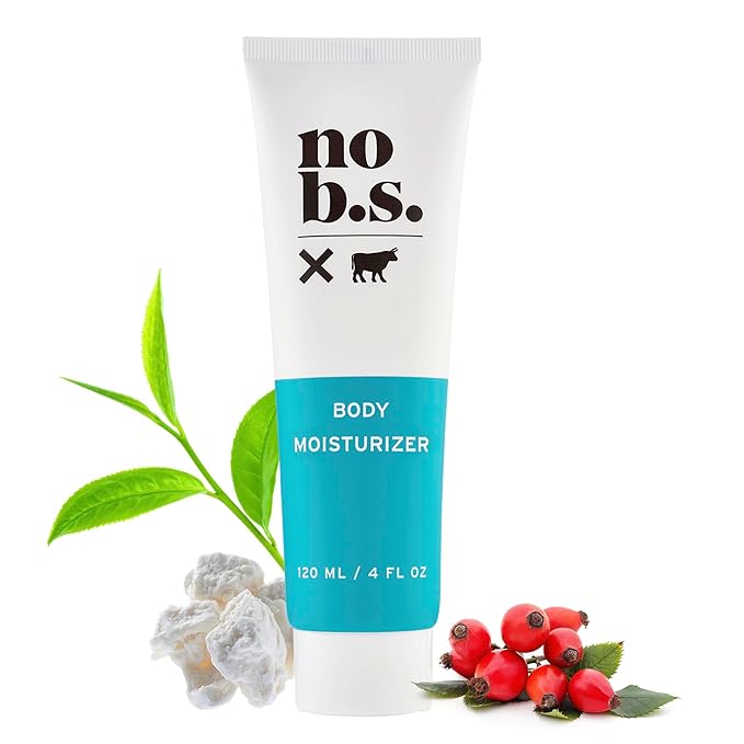 No B.S. Concentrated Body Moisturizer with Hyaluronic Acid. Ultra Hydrating Natural Body Lotion For Women and Men. With Green Tea, Vitamin E, and Shea Butter