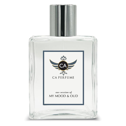 CA Perfume Impression of My Mood & Oud For Men Fragrance Spray 3.4 Fl Oz/100ml-X1
