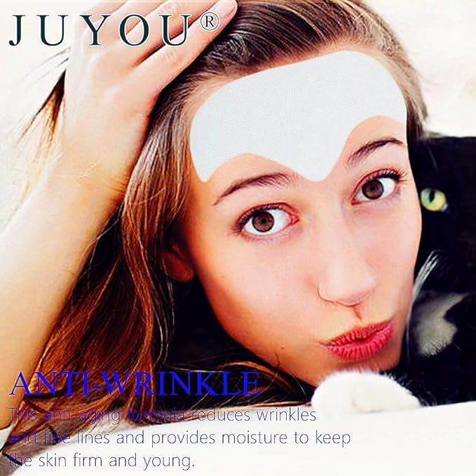Forehead Mask, Pad, Anti-Wrinkle Patch, Firming Collagen Anti-Wrinkle Gel Sticker, Reduce Fine Lines Moisturizers Deeply Repairs (6Packs)