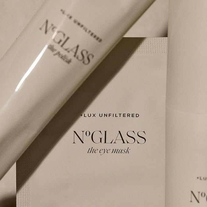 '+ Lux Unfiltered Cooling Under Eye Patches - Anti-Slip Caffeine Inflused Korean Eye Mask - Reduces Puffiness, Brightens, & Hydrates Skin - Fragrance Free, Vegan, & Cruelty Free - 10 Count