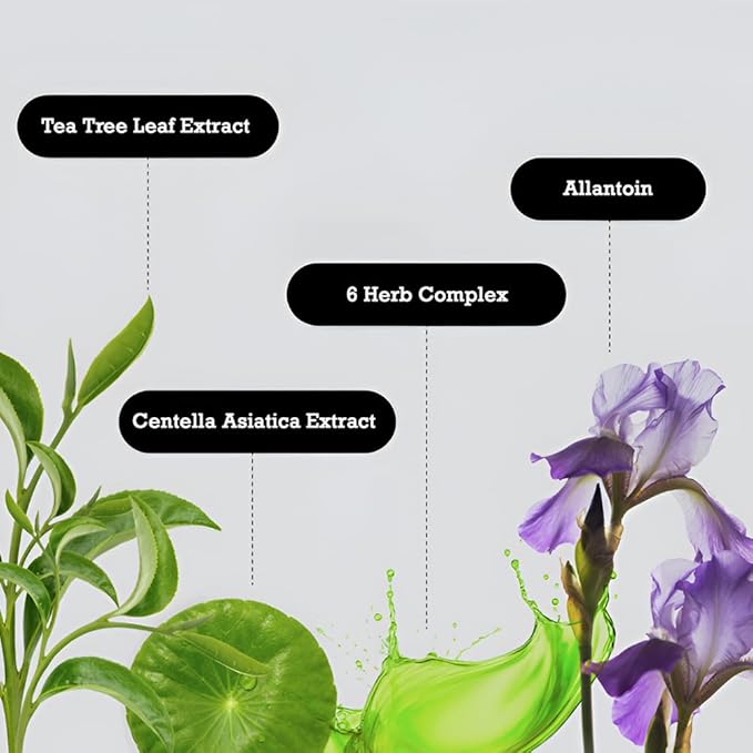 ABOUT ME Soop Calming Aqua Serum - Vegan Soothing and Hydrating Facial Serum with Cypress Water, Centella Asiatica, and Tea Tree Leaf Extract for Dry, Sensitive Skin (50ml/1.69oz)