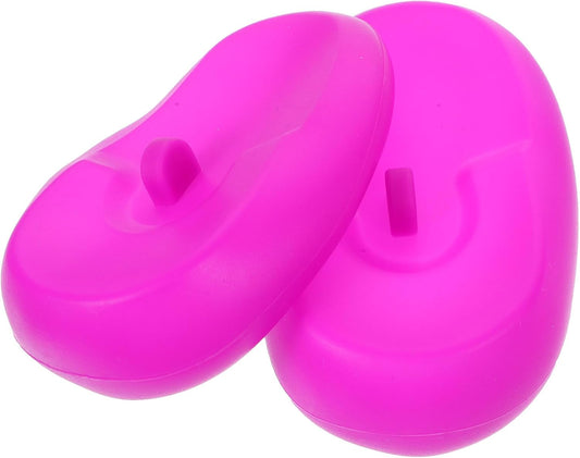 HEALLILY Silicone Ear Covers for Hair Dyeing 3 Pairs Waterproof Anti-Dyed Ear Sleeves Reusable Protection for Hair Dryer and Flat Iron Heat