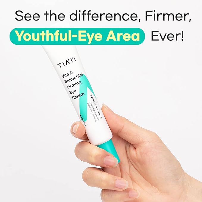 TIAM Youth & Firm Duo: Vita A Bakuchiol Youth Serum & Firming Eye Cream, Firming, Nourishing, Korean Skincare Set