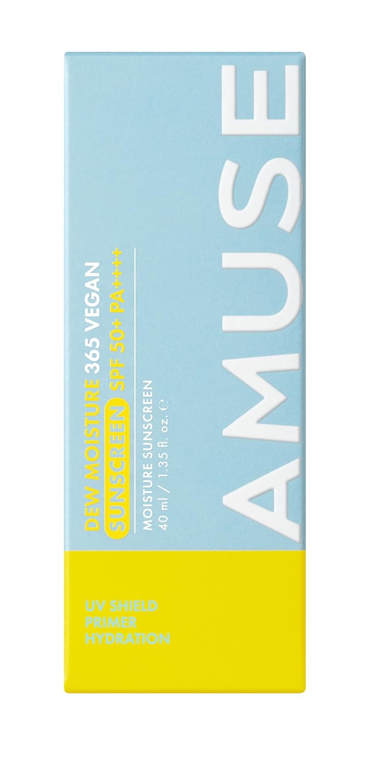 Amuse SEOUL 365 Vegan Moisturizing Cream | Lightweight, Non-Sticky Facial Lotion, Glow Finish (40ml)