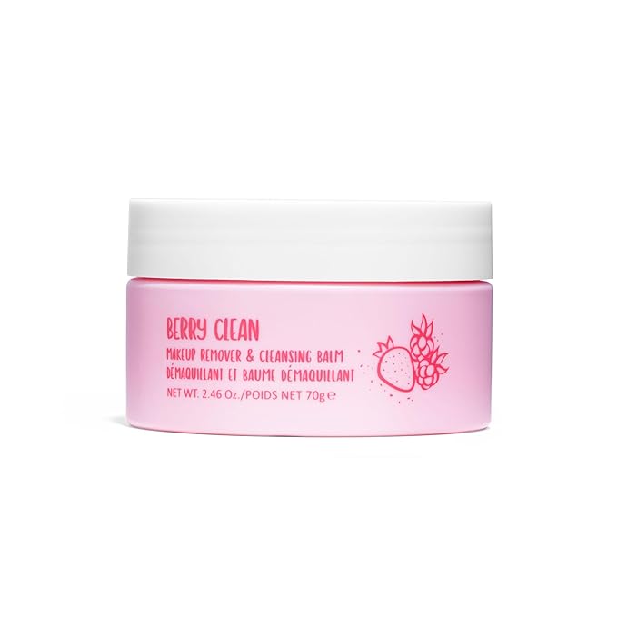 W7 Berry Clean Makeup Remover & Cleansing Balm – Melt Away Makeup & Say Hello to a Berry Fresh Glow! Hydrating, Gentle & Packed with Skin Loving Goodness