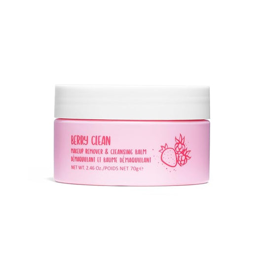 W7 Berry Clean Makeup Remover & Cleansing Balm – Melt Away Makeup & Say Hello to a Berry Fresh Glow! Hydrating, Gentle & Packed with Skin Loving Goodness