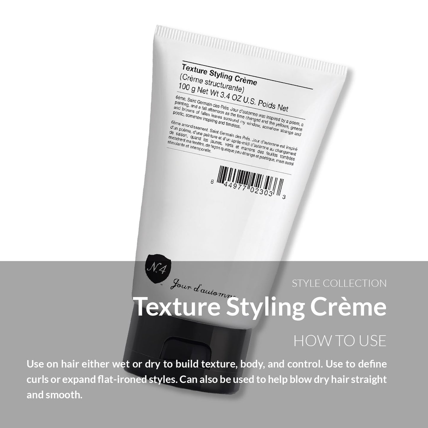 Texture Styling Creme, Controls Frizz, Enhances Movement and Texture, Defines Curls, Flexible and Weightless Control 3.4 oz