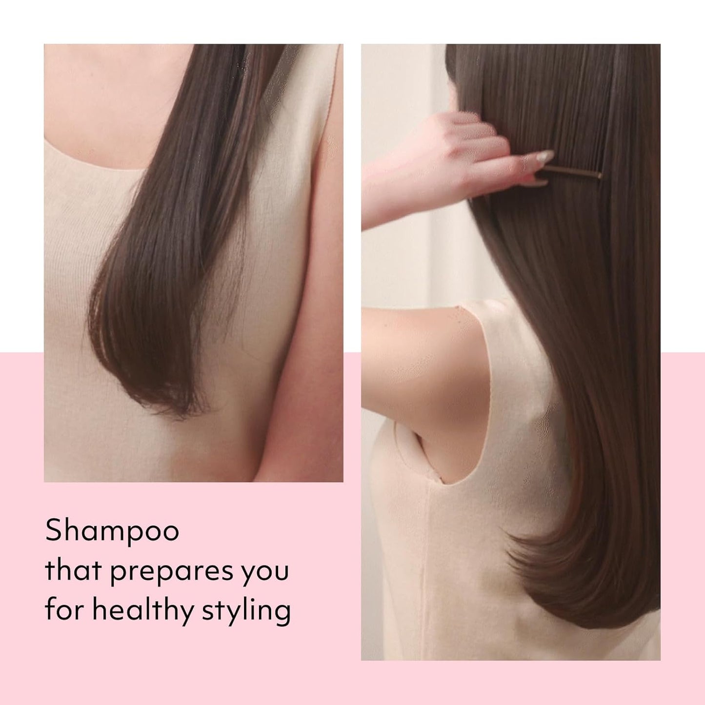 Mise En Scene Hair Perfume Shampoo - Perfect Styling Serum Shampoo - with Peony and Rose Scent, Styling Memory & Heat Protection, Enriched with Argan Oil, Daily Nourishing, 22.99 Fl. Oz.