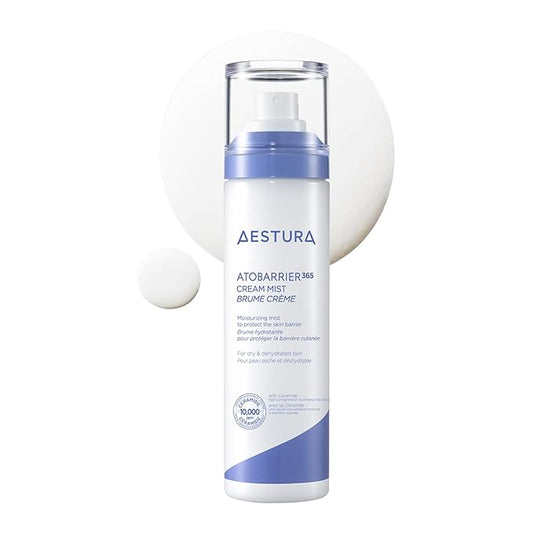 AESTURA ATOBARRIER365 Cream Mist with 10,000ppm Ceramides | Moisture Barrier Support, Ultra-Fine Hydrating Mist, Suitable for Dry Skin, 120ML / 4.06 fl.oz.