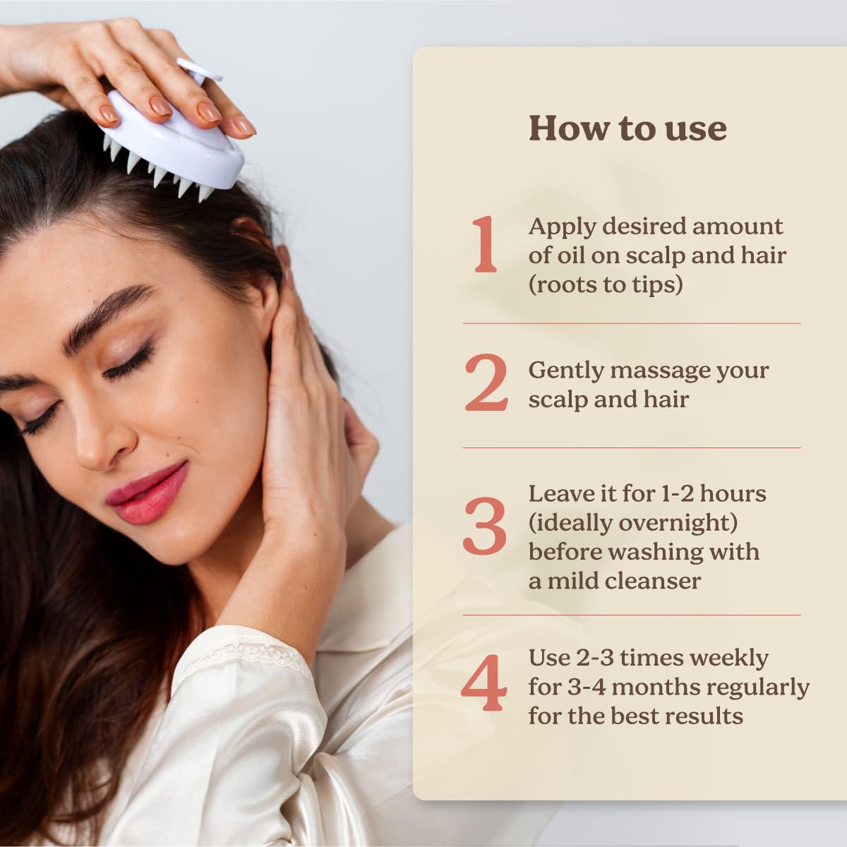 Life & Pursuits Amla Brahmi Oil for Healthy Hair & Scalp - 6.8 Oz Natural, Indian Ayurveda Blend with Coconut, Castor, Sesame, Triphala, Gotukola