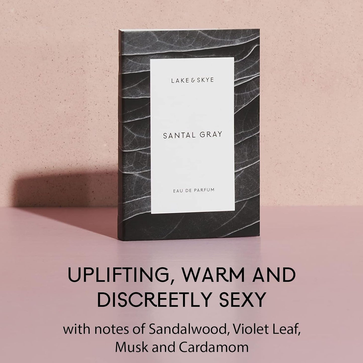 Lake & Skye Santal Gray Eau de Parfum, Long Lasting Fragrance, 0.06 fl oz (2 ml) - Aromatic, Woody, Spicy