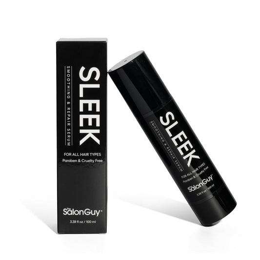 THESALONGUY SLEEK Hair Serum for Frizzy and Damaged Hair - Blend with Jojoba, Argan, Avocado & Marula Oil - UV, Color & Heat Protectant Serum - Nourishes & Repair - Ideal for Men & Women