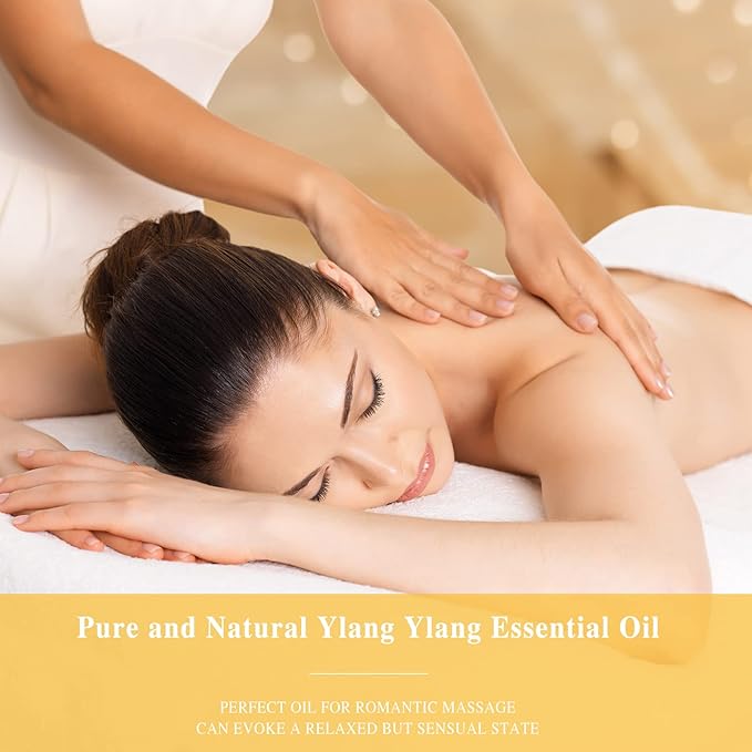 Ylang Ylang Essential Oil, MAYJAM 10ML/0.33FL.OZ Premium Ylang Ylang Oils for Soap Candle Making, Diffuser, Bedroom, Living Room, Office