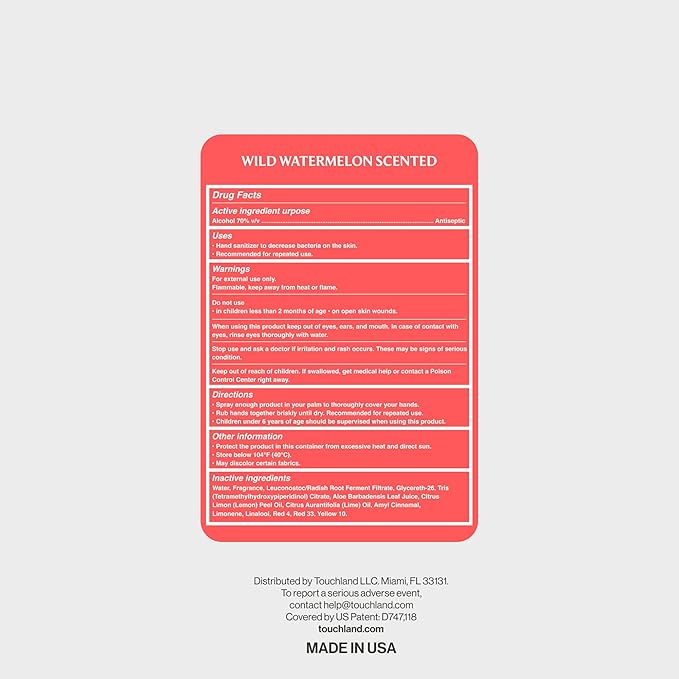 Touchland & Disney Special Edition Hand Sanitizer + Mist Case, Scented & Stylish Hydrating Sanitizer Spray Bundle, Travel Size, Dye Free