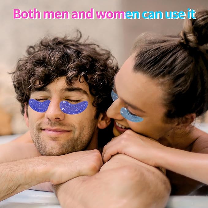 Multi-Colored Collagen Spa Under Eye Mask, 20 Pairs - Under Eye Patches for Puffy Eyes&Dark Circle Dry Skin, Reduce Fine Lines, Improve Dark Circles and Eye Bags