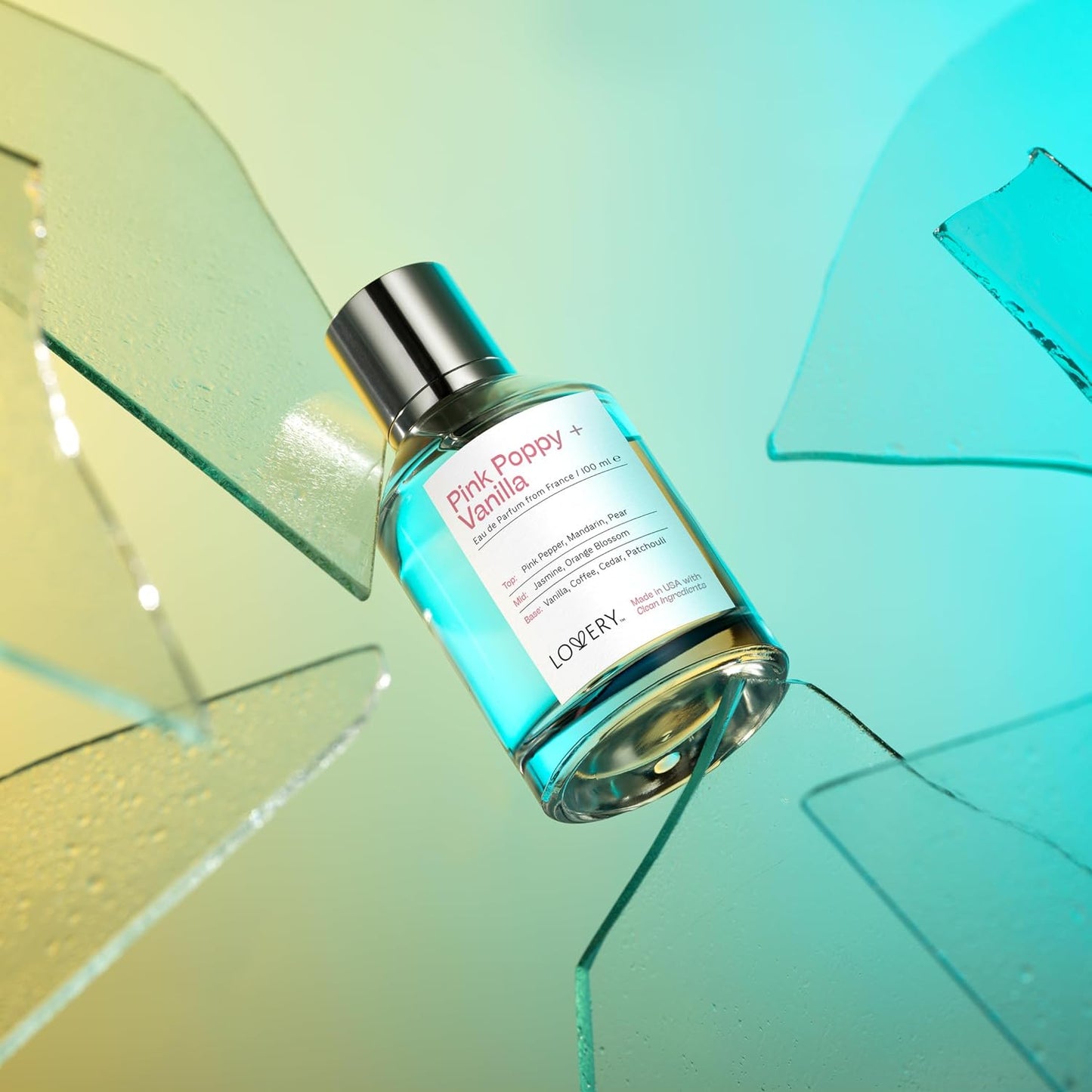 Pink Poppy & Vanilla Perfume for Women, Inspired by Y S.L B.lack O.Pium 100ml Clean Fragrance Perfumes for Womens, Long Lasting Vegan, Natural Ingredients, Vanilla, Coffee, Patchouli, Made in USA