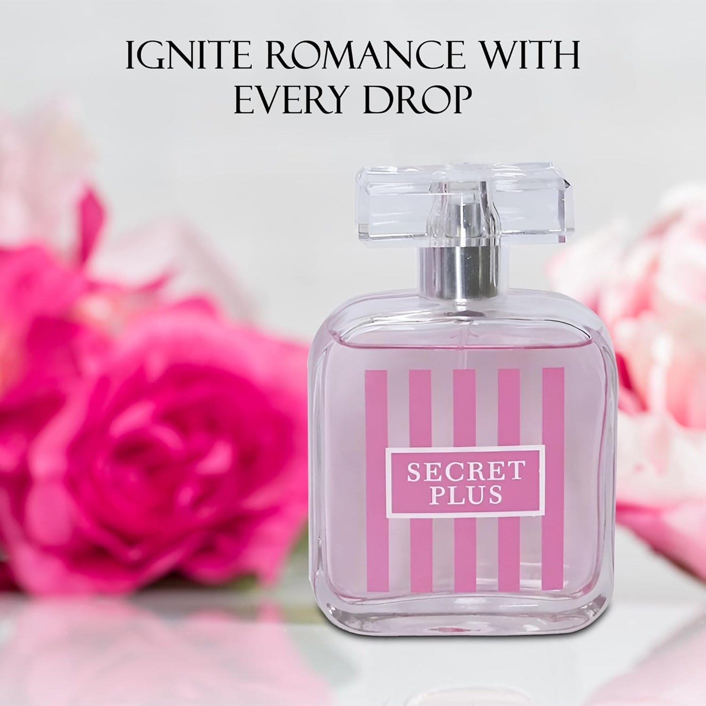 Women's Perfume Set - 2 Pack Eau de Parfum Spray 3.4 Oz Each | Floral Jasmine & Sweet Vanilla with Bergamot & Woody Notes | Long Lasting Original Scent Gift Set for Women (MilaWR&Scret Plus)