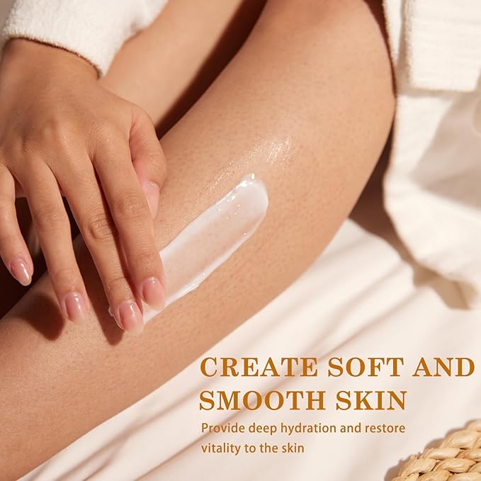 Cherry Blossom Lotion, Shea Butter Body Lotion for Women and Men Dry Skin, Deep Moisturizing, Hydrating and Softening, Smell Good, 200ml(6.8floz)