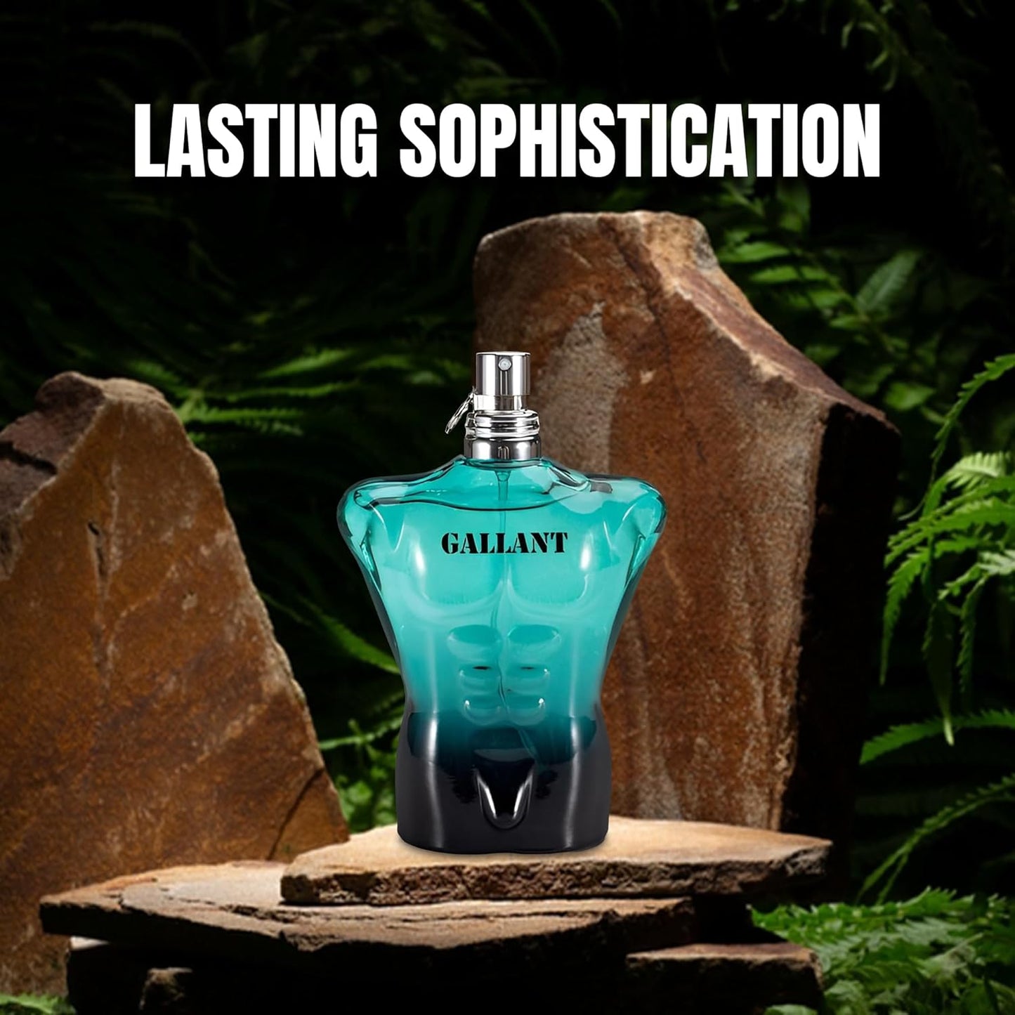 Gallant Men Cologne Fresh Scent Eau De Toilette Spray, Fragrance For Men Long-Lasting Cologne Choice For Daily Wear Elegant 100ml Bottle