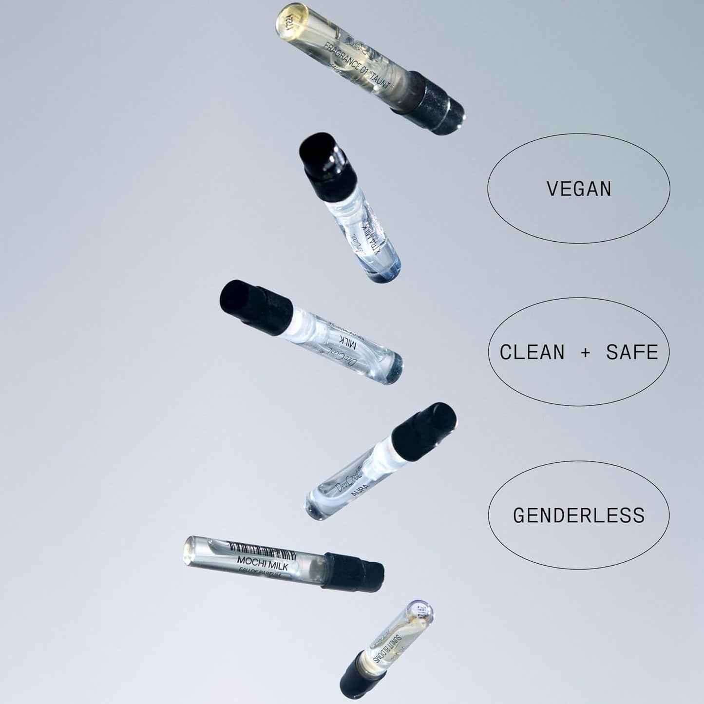 DedCool Eau de Parfum Sample | 01 Taunt | Unisex Luxury Perfume with Bergamot, Vanilla & Amber | Long-Lasting Clean Fragrance | Vegan, Non-Toxic, Essential Oil-Based | 1.5 ml