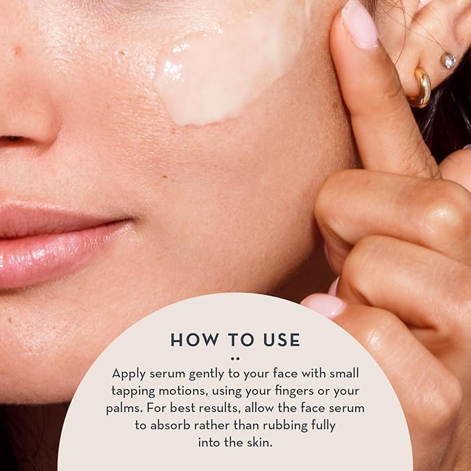 Vitamin C Face Serum for Glowing Skin | Rejuvenating Vitamin C Brightening Serum with Hydrating Organic Face Oils | Anti Aging Vegan Collagen Boosting Antioxidant Serum for Face Care for Women (30mL)