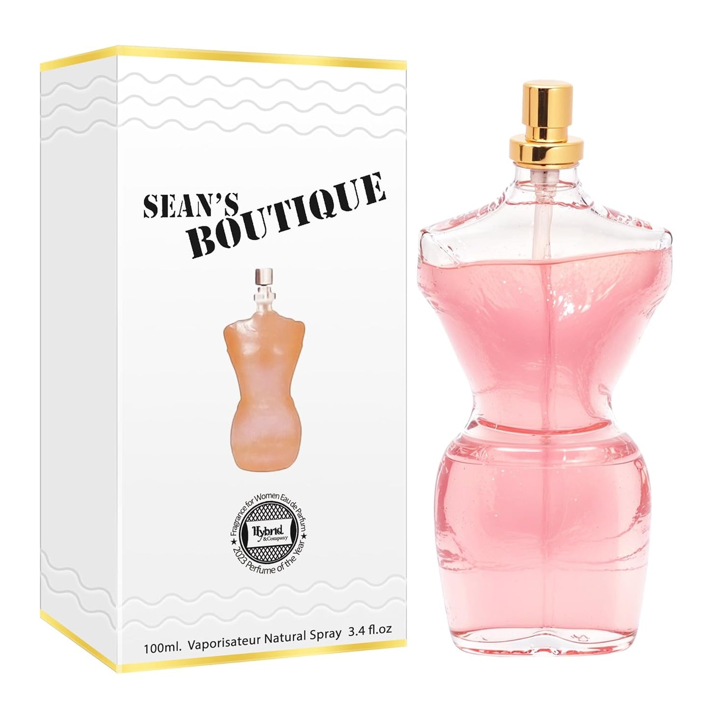 Hybrid & Company Sean's Boutique For Women Eau De Parfume Pour Femme Natural Spray 3.4FL.OZ