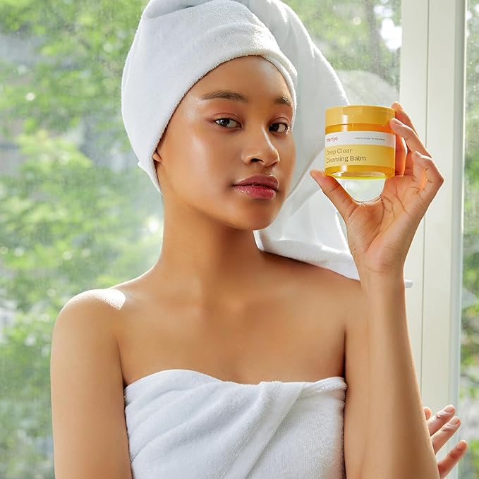 ma:nyo Deep Clear Cleansing Balm (4.46oz/132ml) - Vegan, Daily Makeup Remover with Natural plant oils