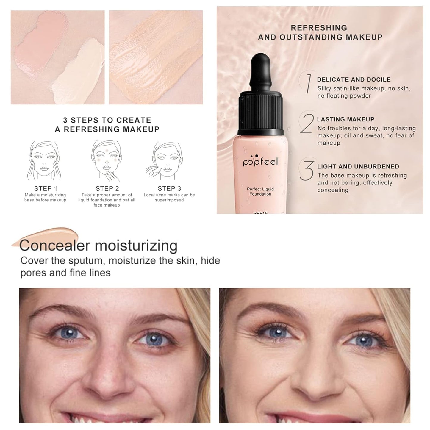 FantasyDay All in One Makeup Kit for Women Full Kit Girls Makeup Gift Sets Xmas Essential Bundle Include Eyeshadow Palette Lipstick Blush Concealer Eyeliner Mascara Foundation Brush Eyebrow Pencil