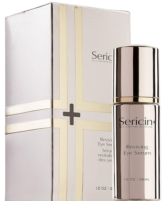 Sericin Plus Reviving Eye Serum - Delivers Immediate Results. Minimizes Wrinkles, Fine Lines, Puffiness, Crow's Feet. Nourishing and Hydrating Eye Serum with SILK.