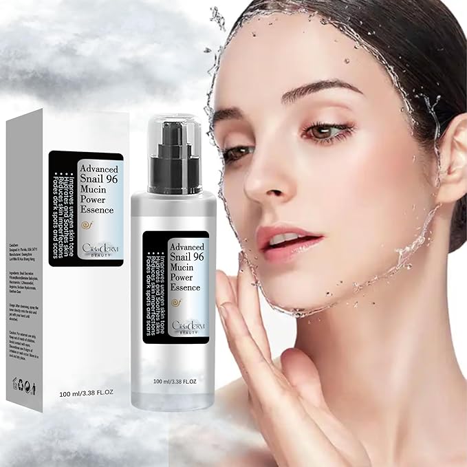 Snail Mucin 96% Power Repairing Essence | Hydrating Serum for Face with Snail Secretion Filtrate and Hyaluronic Acid | Barrier-Loving Formula